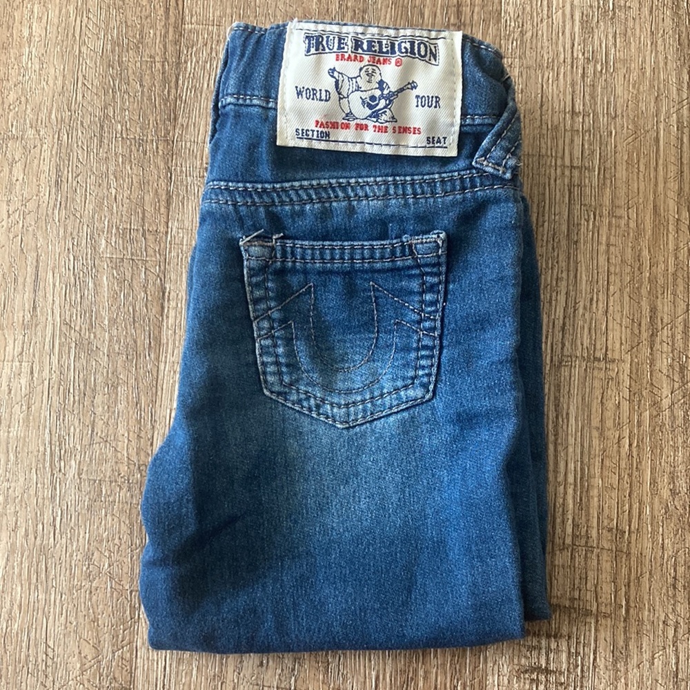 True Realign boys zip up jeans size 18M
